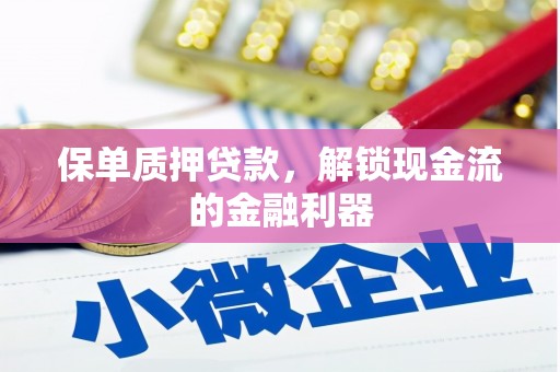 略阳保单质押贷款，解锁现金流的金融利器