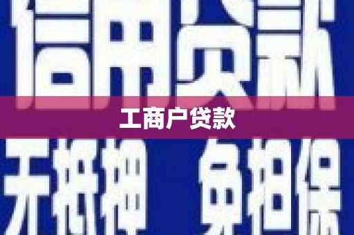 略阳工商户贷款