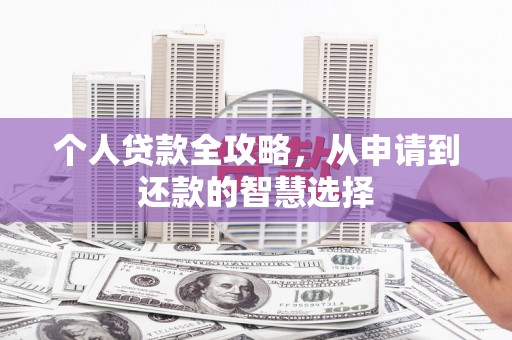 略阳个人贷款全攻略，从申请到还款的智慧选择