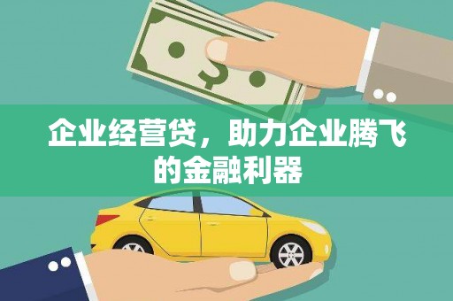 略阳企业经营贷，助力企业腾飞的金融利器