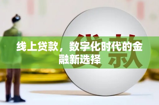 略阳线上贷款，数字化时代的金融新选择
