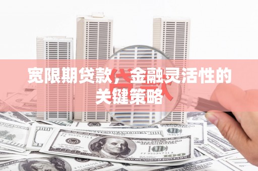 略阳宽限期贷款，金融灵活性的关键策略