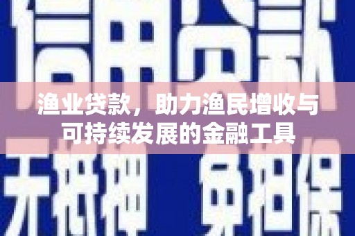 略阳渔业贷款，助力渔民增收与可持续发展的金融工具