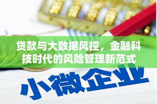 略阳贷款与大数据风控，金融科技时代的风险管理新范式