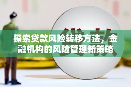 略阳探索贷款风险转移方法，金融机构的风险管理新策略