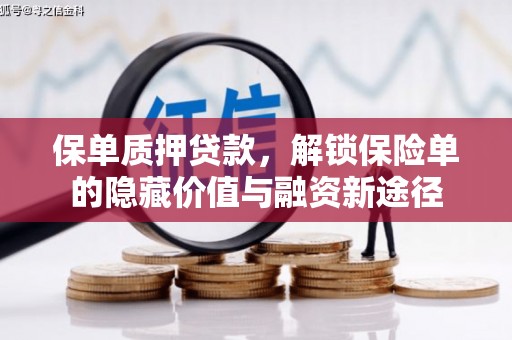 略阳保单质押贷款，解锁保险单的隐藏价值与融资新途径