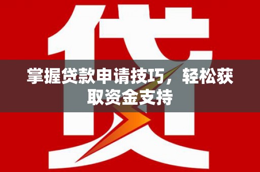 略阳掌握贷款申请技巧，轻松获取资金支持
