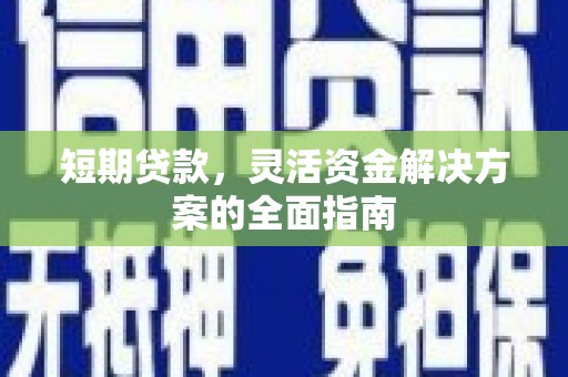 略阳短期贷款，灵活资金解决方案的全面指南