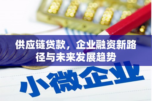 略阳供应链贷款，企业融资新路径与未来发展趋势