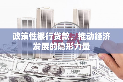 略阳政策性银行贷款，推动经济发展的隐形力量