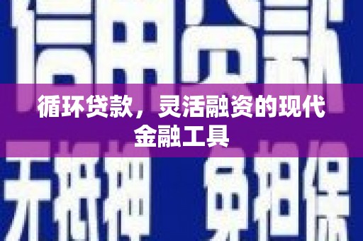 略阳循环贷款，灵活融资的现代金融工具