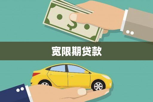 略阳宽限期贷款