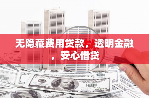 略阳无隐藏费用贷款，透明金融，安心借贷