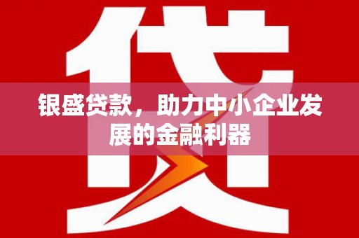 略阳银盛贷款，助力中小企业发展的金融利器
