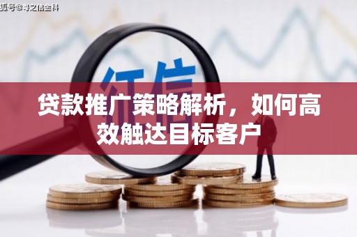 略阳贷款推广策略解析，如何高效触达目标客户