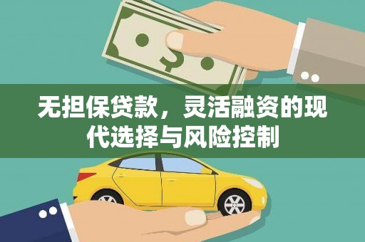 略阳无担保贷款，灵活融资的现代选择与风险控制