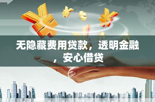 略阳无隐藏费用贷款，透明金融，安心借贷
