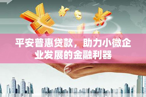 略阳平安普惠贷款，助力小微企业发展的金融利器