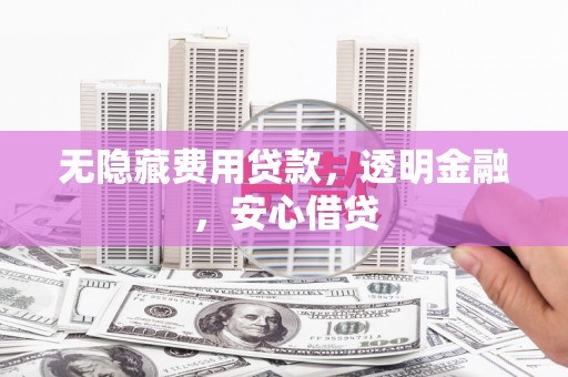 略阳无隐藏费用贷款，透明金融，安心借贷