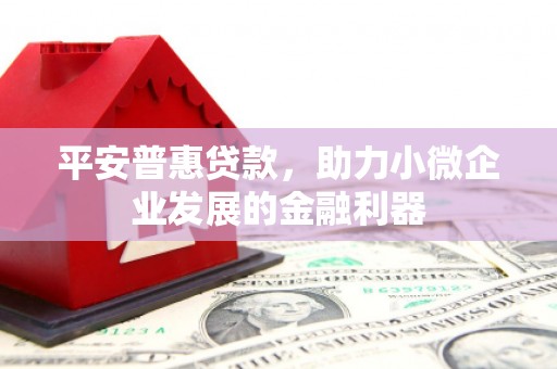 略阳平安普惠贷款，助力小微企业发展的金融利器