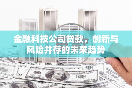 略阳金融科技公司贷款，创新与风险并存的未来趋势
