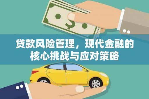 略阳贷款风险管理，现代金融的核心挑战与应对策略