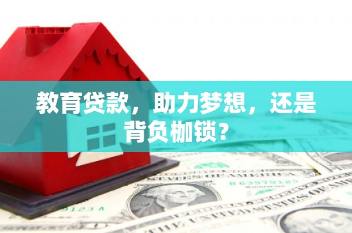 略阳教育贷款，助力梦想，还是背负枷锁？