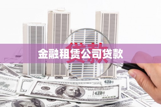 略阳金融租赁公司贷款