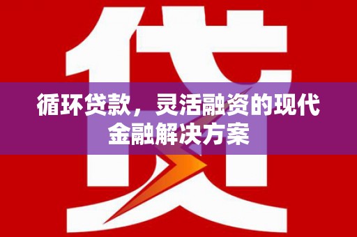 略阳循环贷款，灵活融资的现代金融解决方案