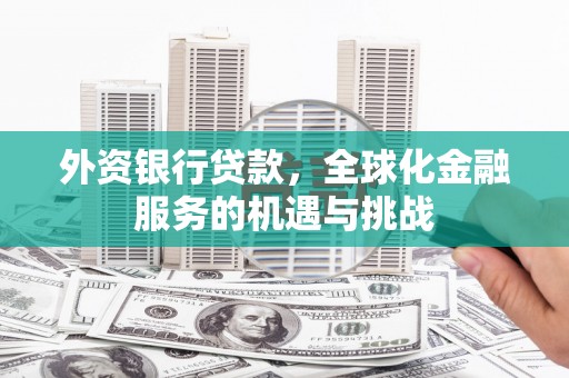 略阳外资银行贷款，全球化金融服务的机遇与挑战