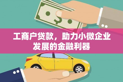 略阳工商户贷款，助力小微企业发展的金融利器