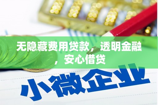 略阳无隐藏费用贷款，透明金融，安心借贷