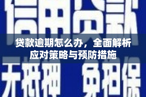 略阳贷款逾期怎么办，全面解析应对策略与预防措施