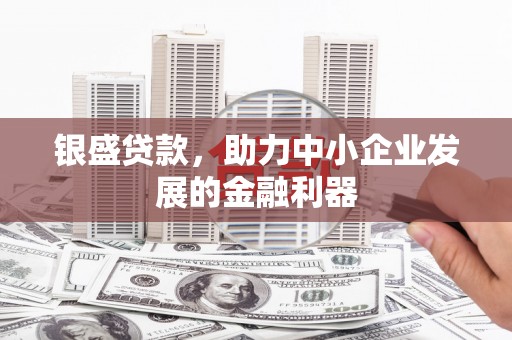 略阳银盛贷款，助力中小企业发展的金融利器