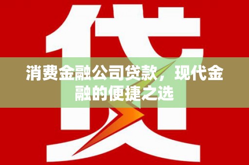 略阳消费金融公司贷款，现代金融的便捷之选