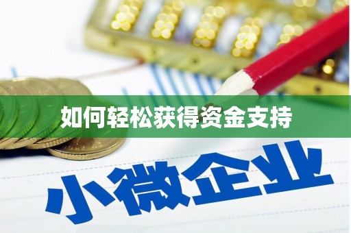 略阳如何轻松获得资金支持