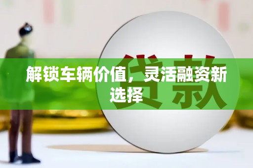 略阳解锁车辆价值，灵活融资新选择