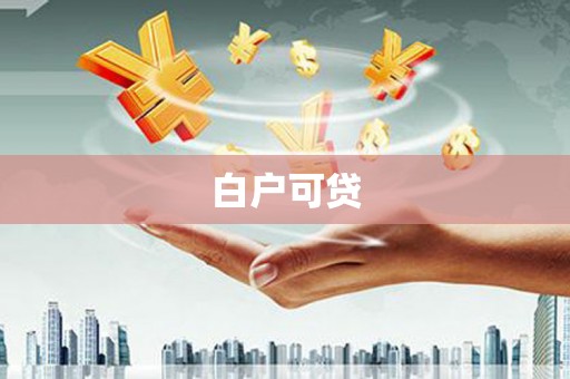 略阳白户可贷