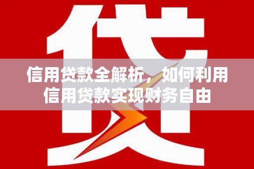 略阳信用贷款全解析，如何利用信用贷款实现财务自由