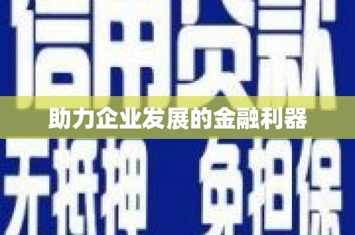 略阳助力企业发展的金融利器