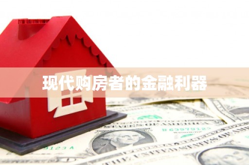 略阳现代购房者的金融利器