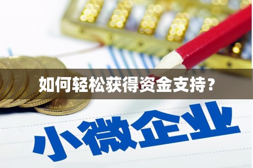 略阳如何轻松获得资金支持？