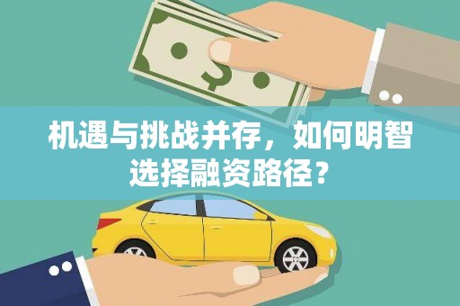 略阳机遇与挑战并存，如何明智选择融资路径？
