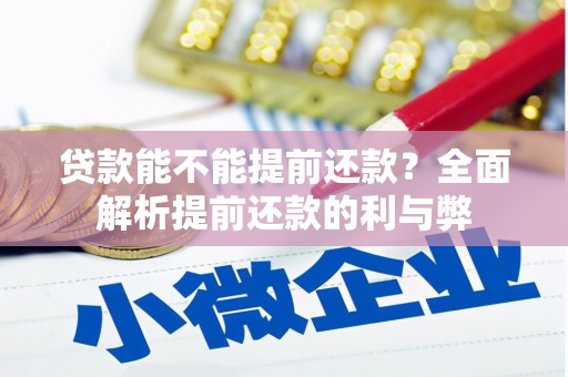 略阳贷款能不能提前还款？全面解析提前还款的利与弊