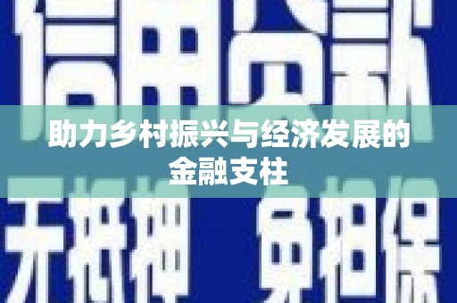略阳助力乡村振兴与经济发展的金融支柱